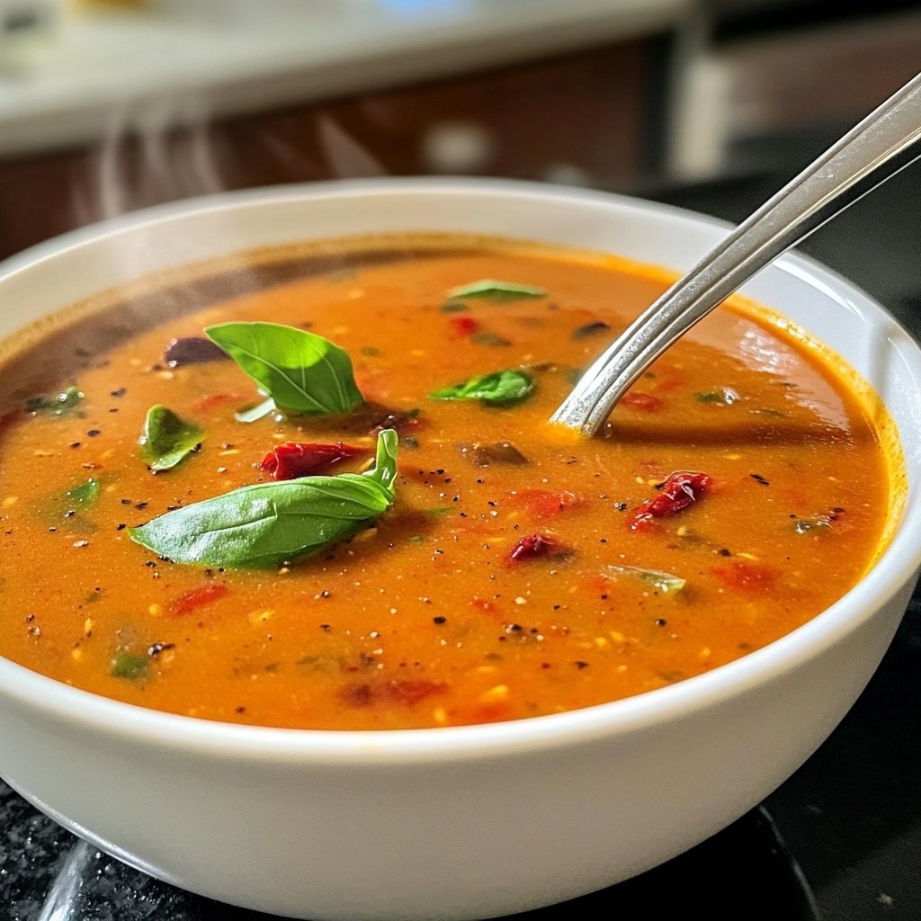 Tomatensuppe mit Chili