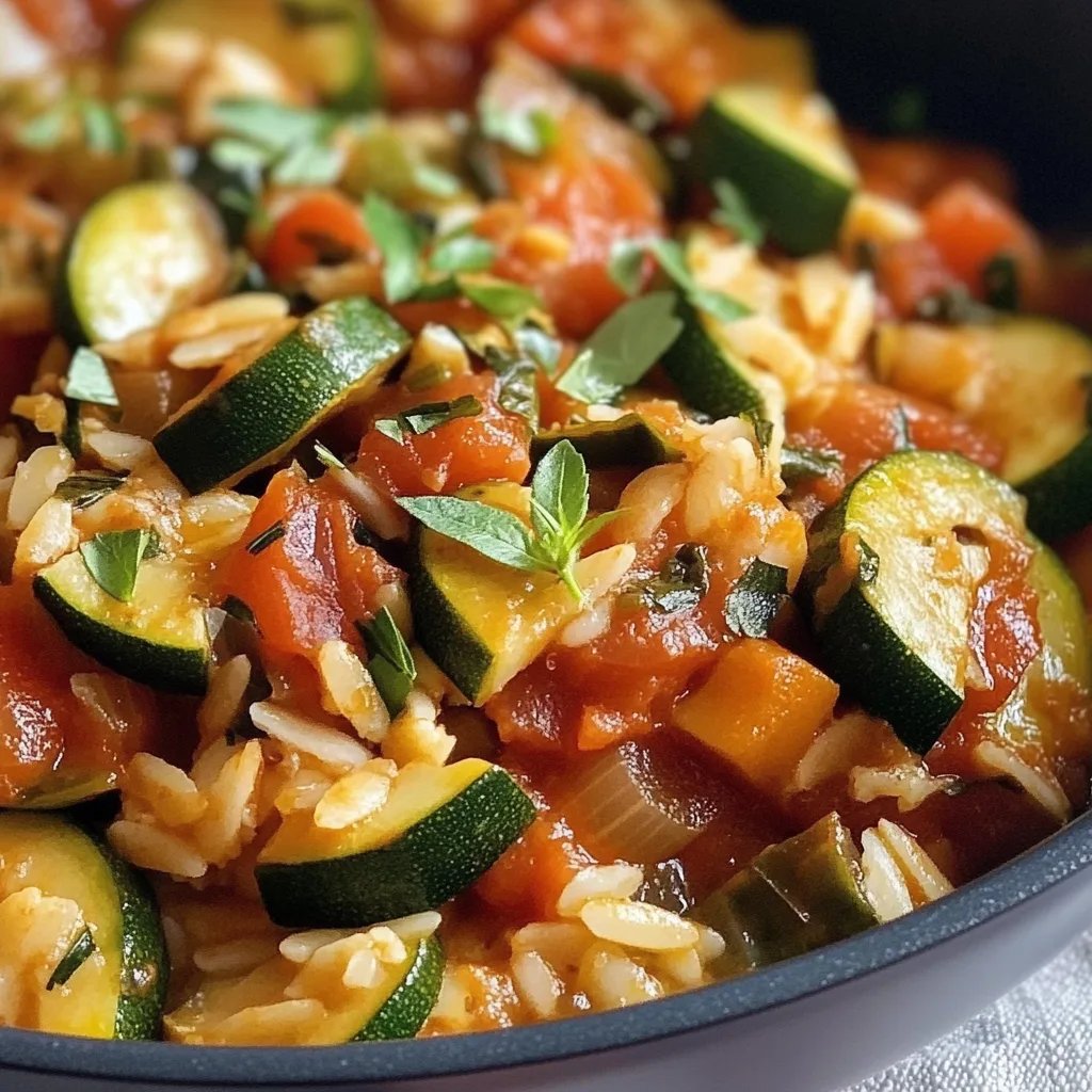 Zucchini-Tomaten-Reis