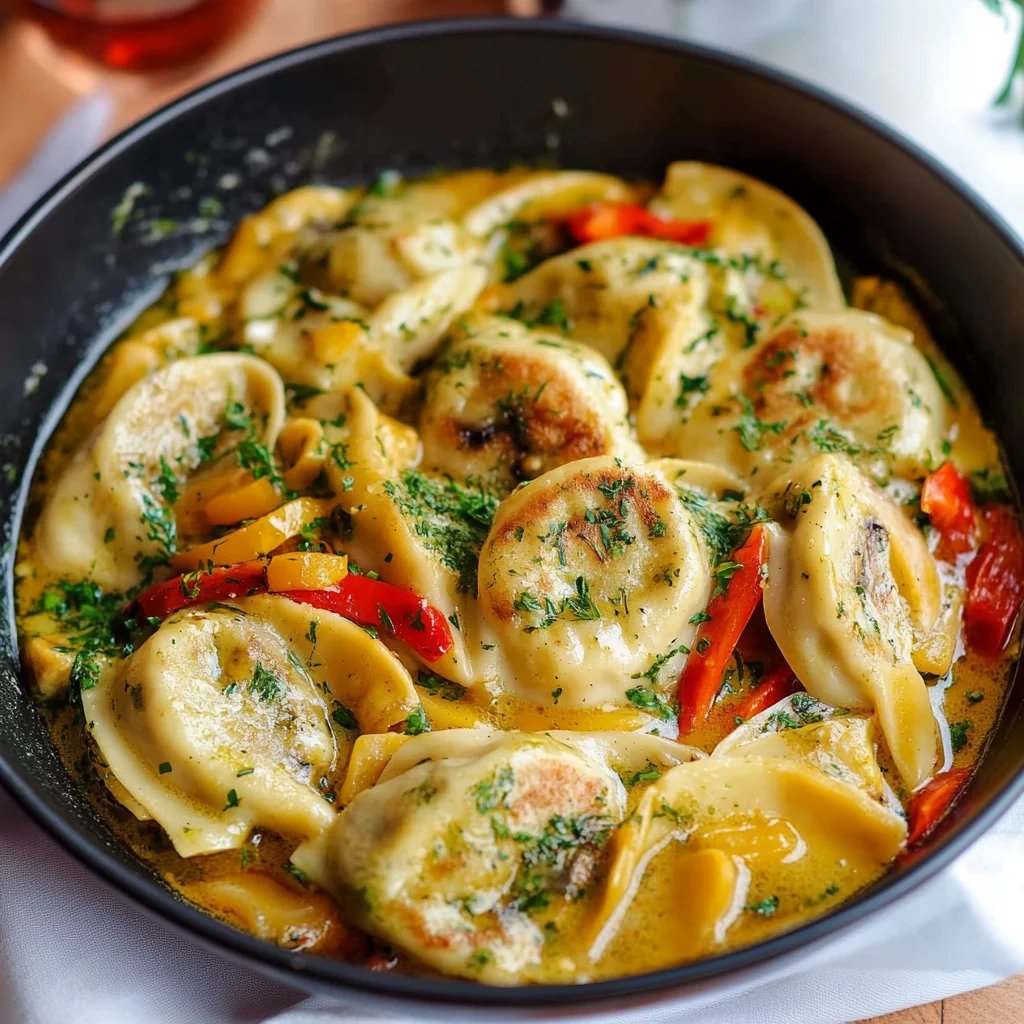 Maultaschen Pfanne mit Gemüse