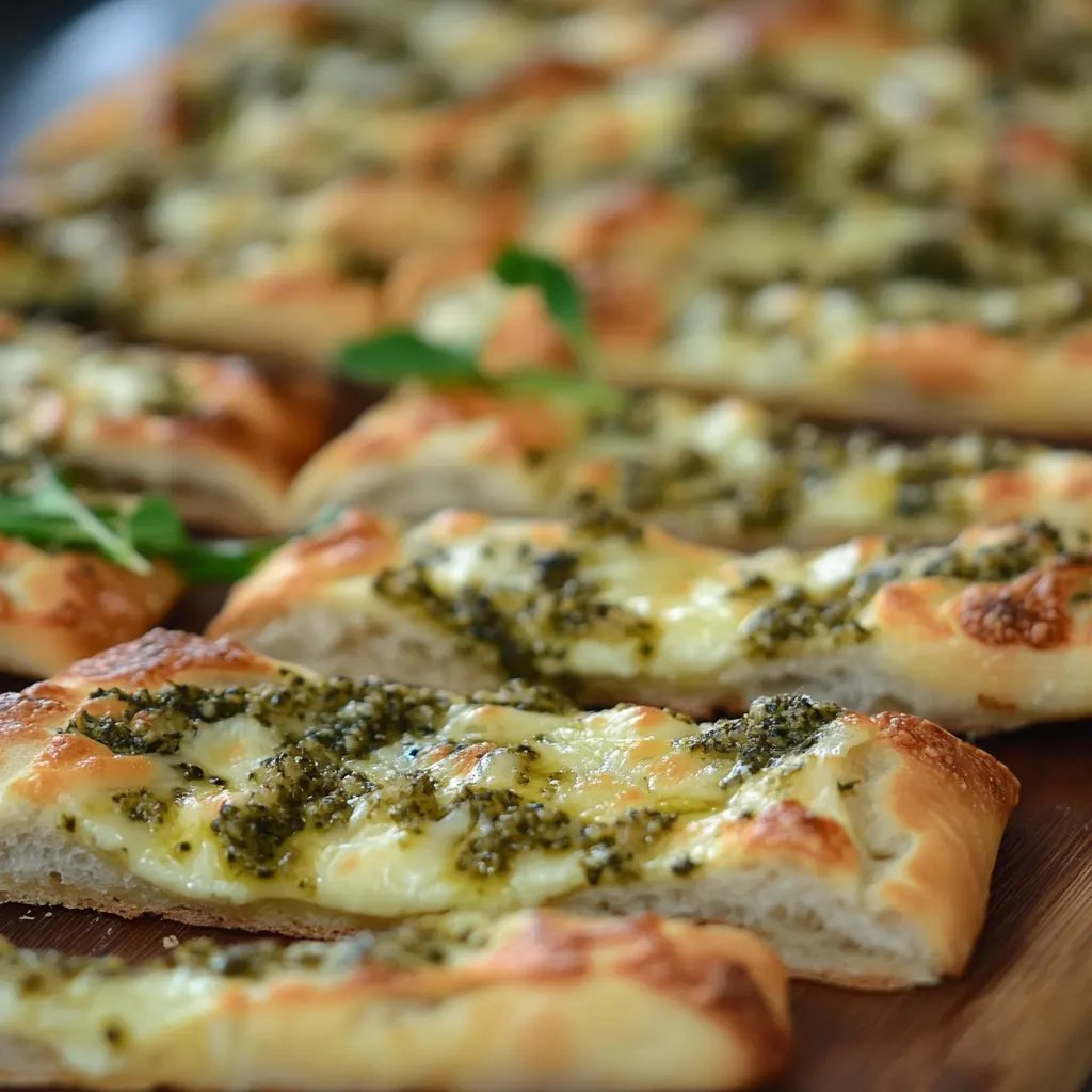 Blätterteig Pesto Käse Sticks