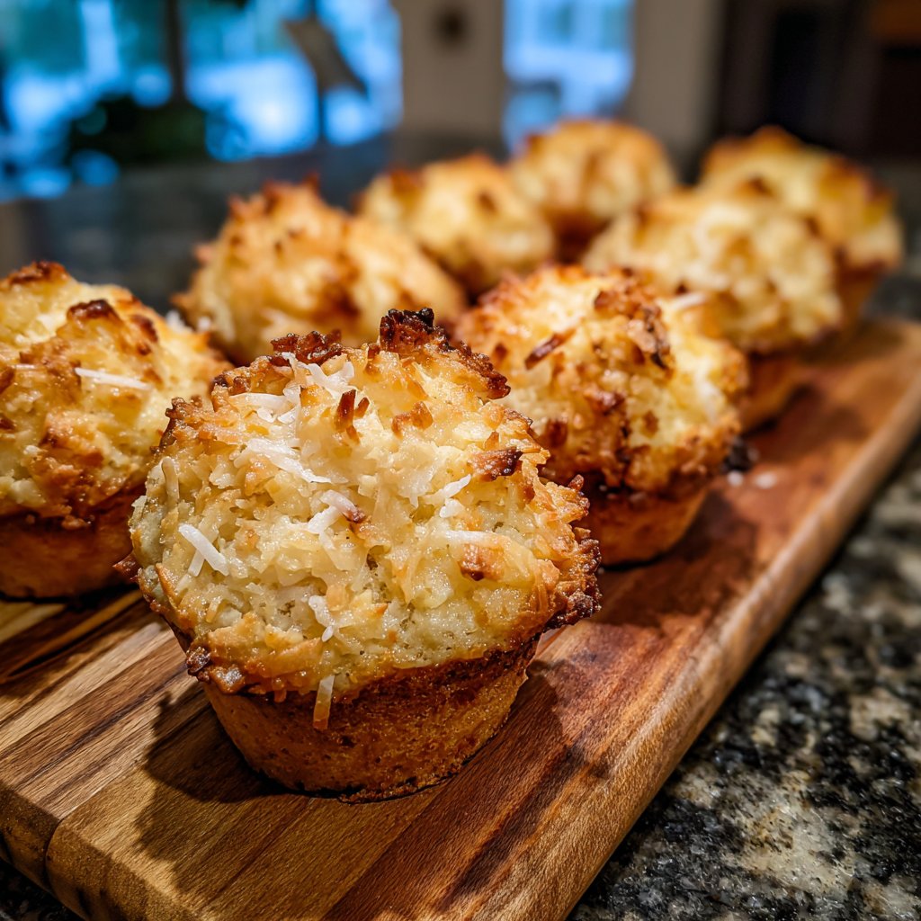 Muffins mit Kokosflocken
