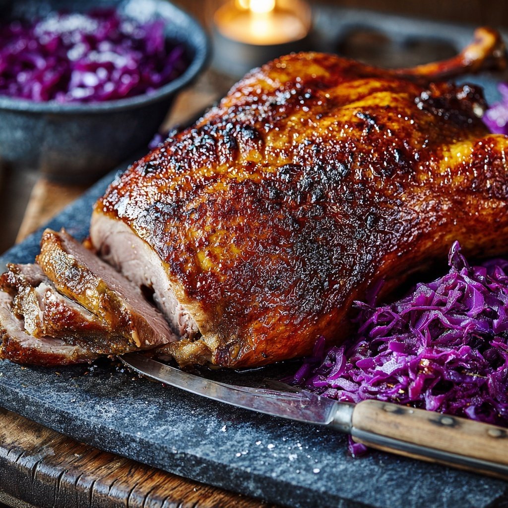 Saisonal & Festlich Weihnachtsgans mit Rotkohl