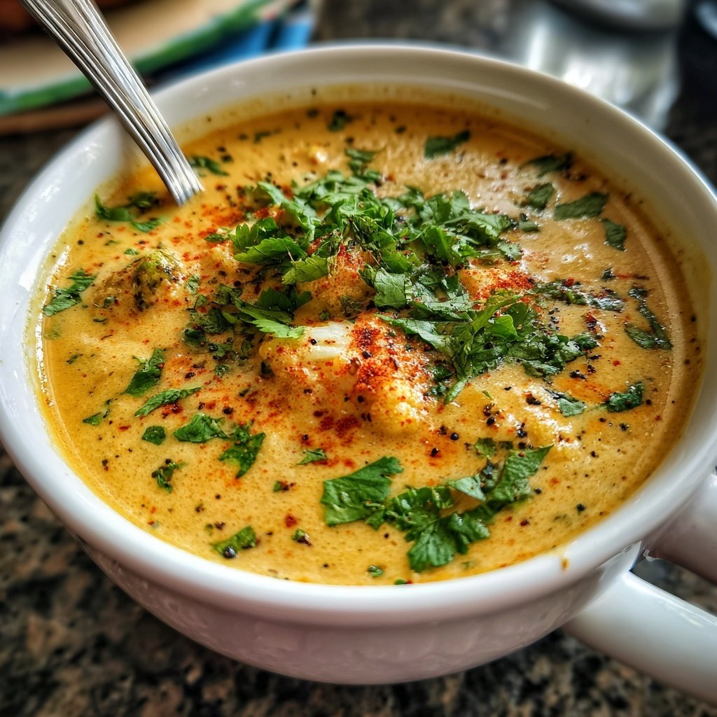 Blumenkohl Suppe Mit Curry