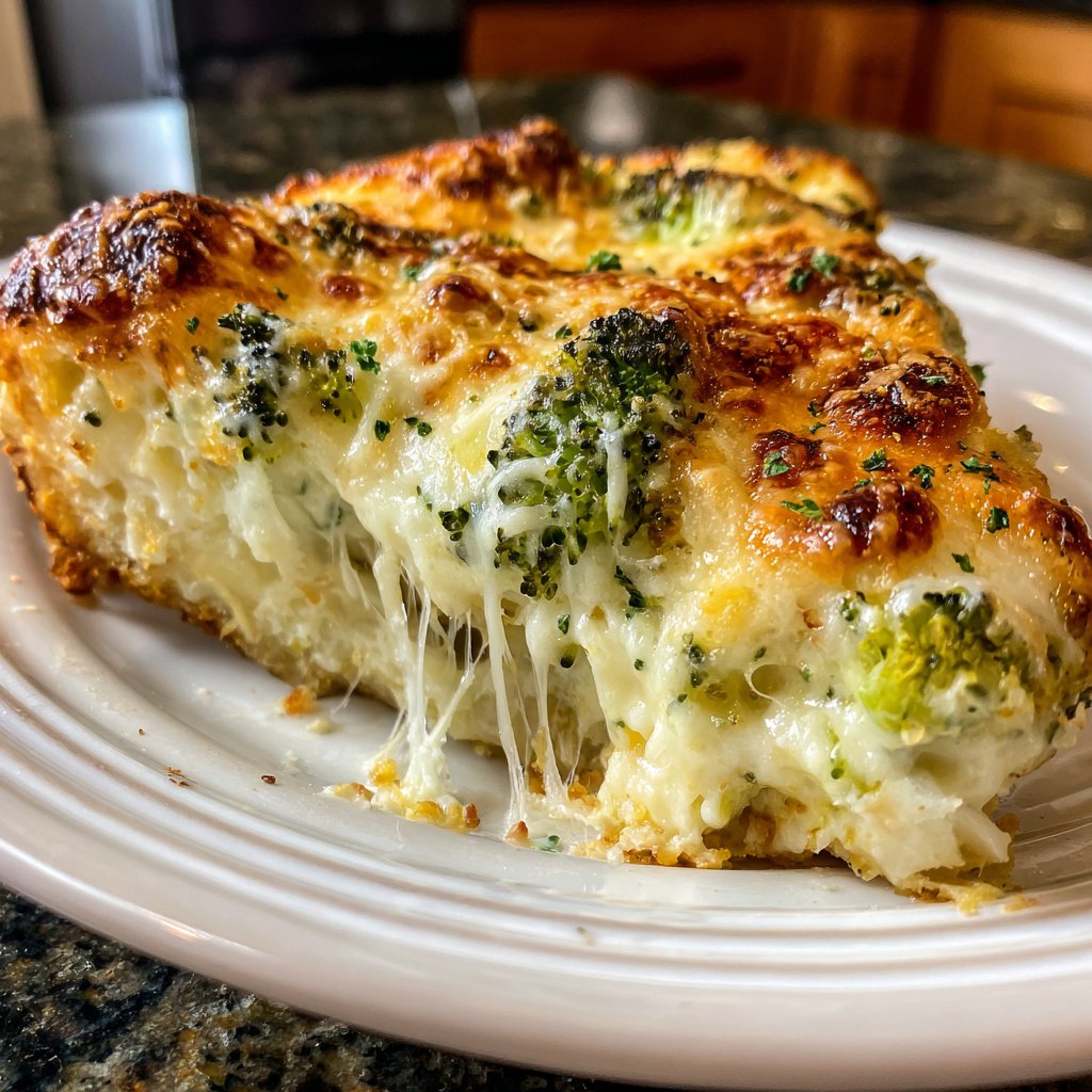 Brokkoli Auflauf Mit Käse Und Sahne