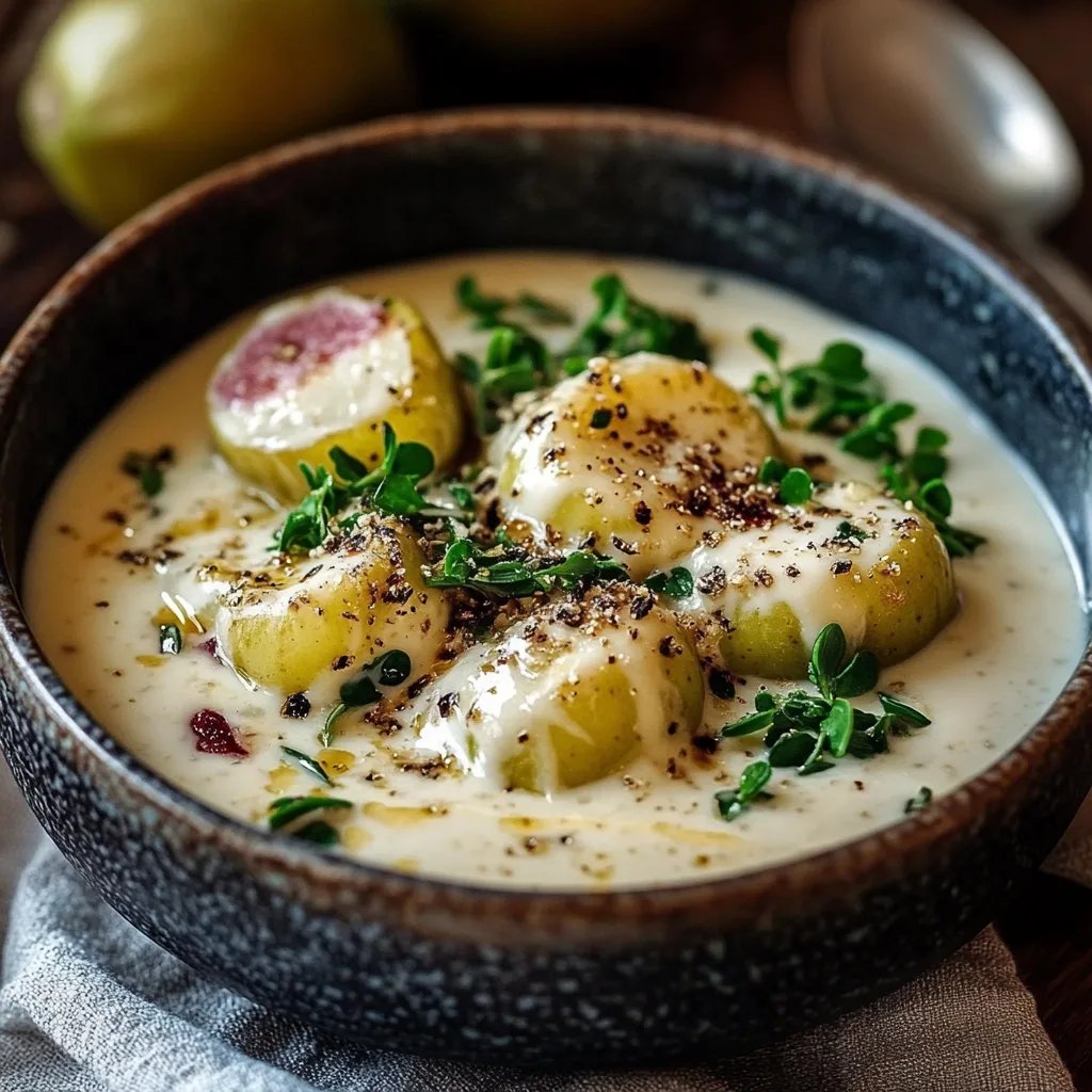 Rosenkohl in Frischkäse-Senfsauce