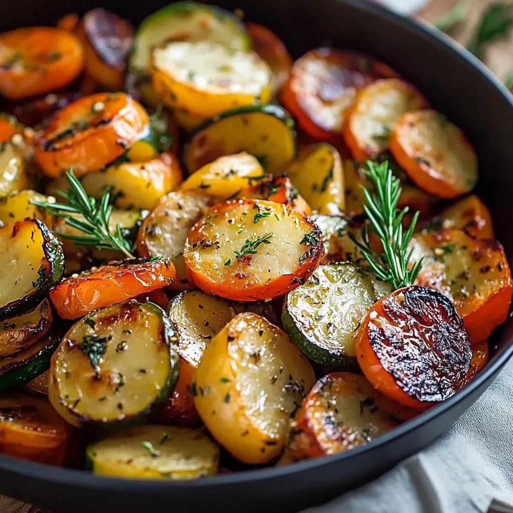 Kartoffel-Karotten-Zucchini-Pfanne