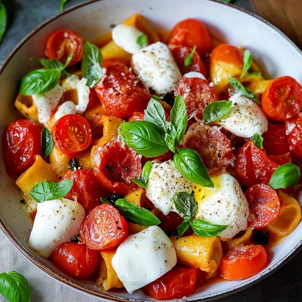 Nudelauflauf Tomate-Mozzarella