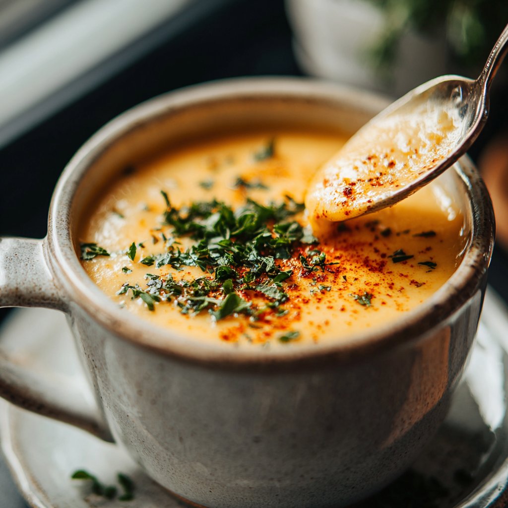 Blumenkohlsuppe mit Muskat