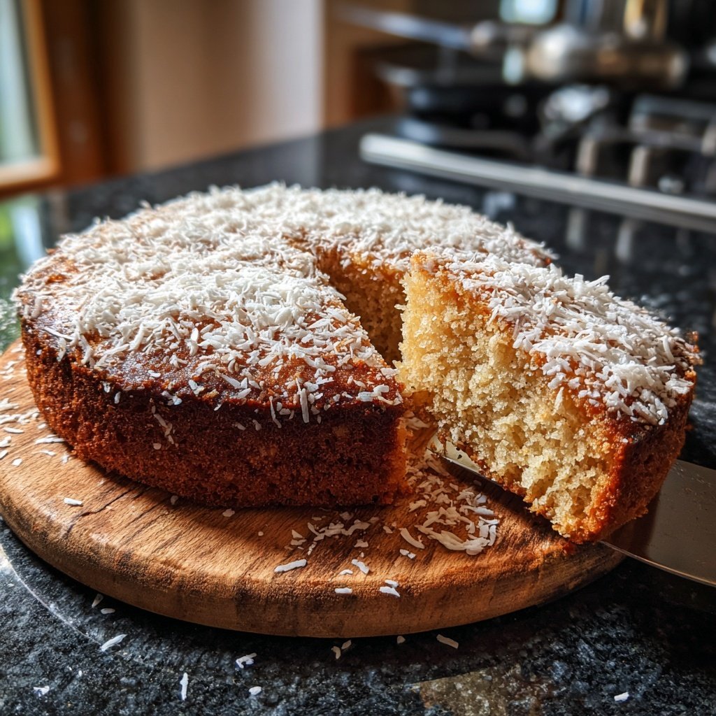 Karottenkuchen Mit Kokosraspeln