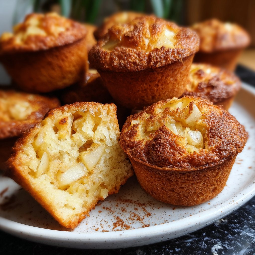 Muffins mit Apfel und Zimt