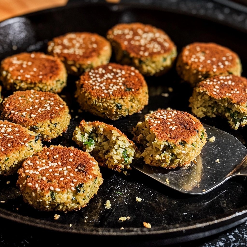 Falafel in der Pfanne